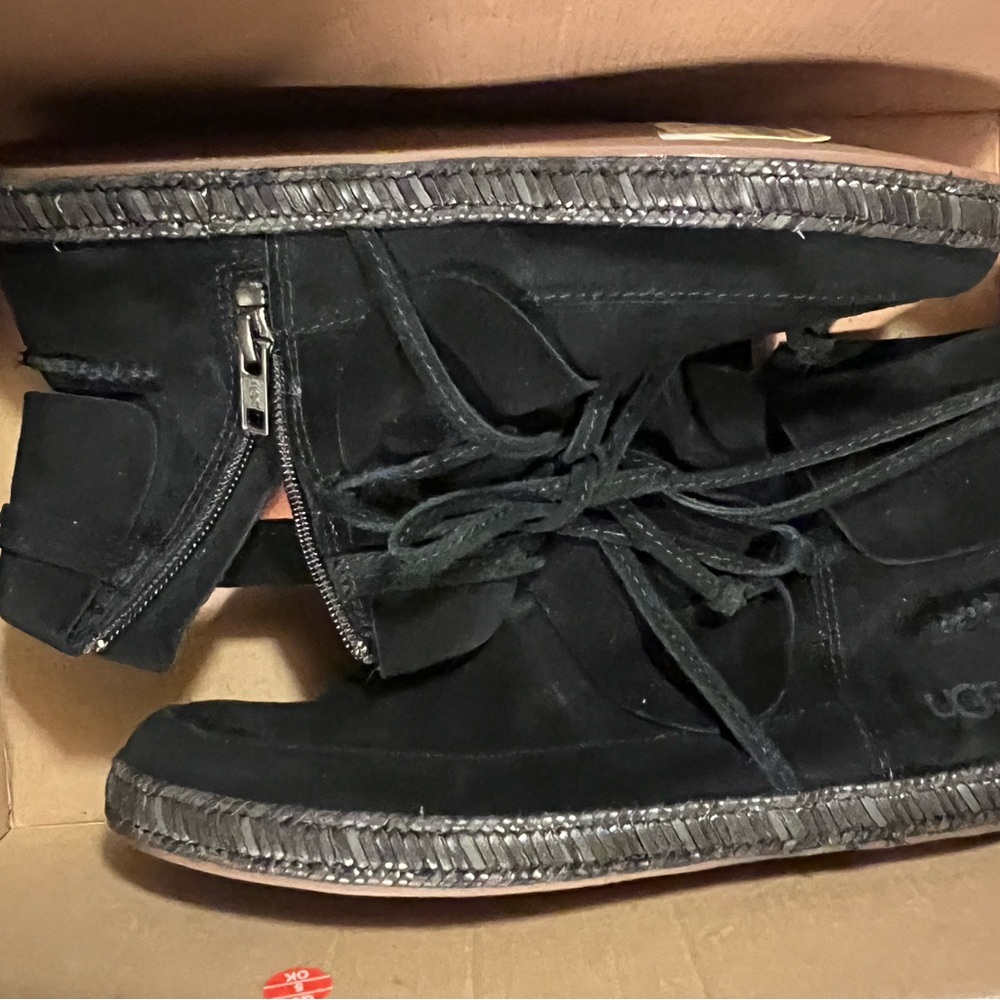 UGG Women Black Suede Boots